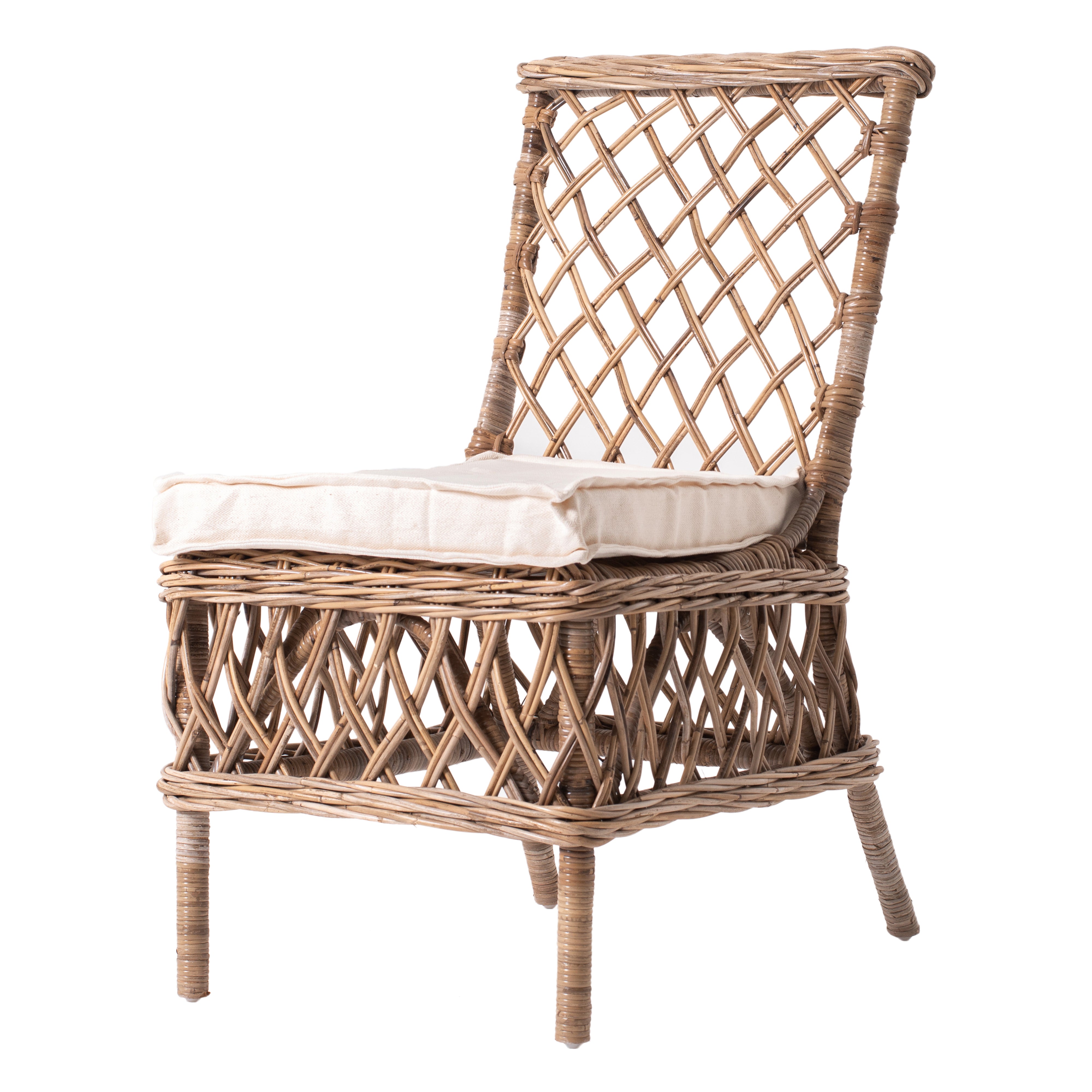 Wickerworks Aristocrat Side Chair (Set of 2) - SEATONES