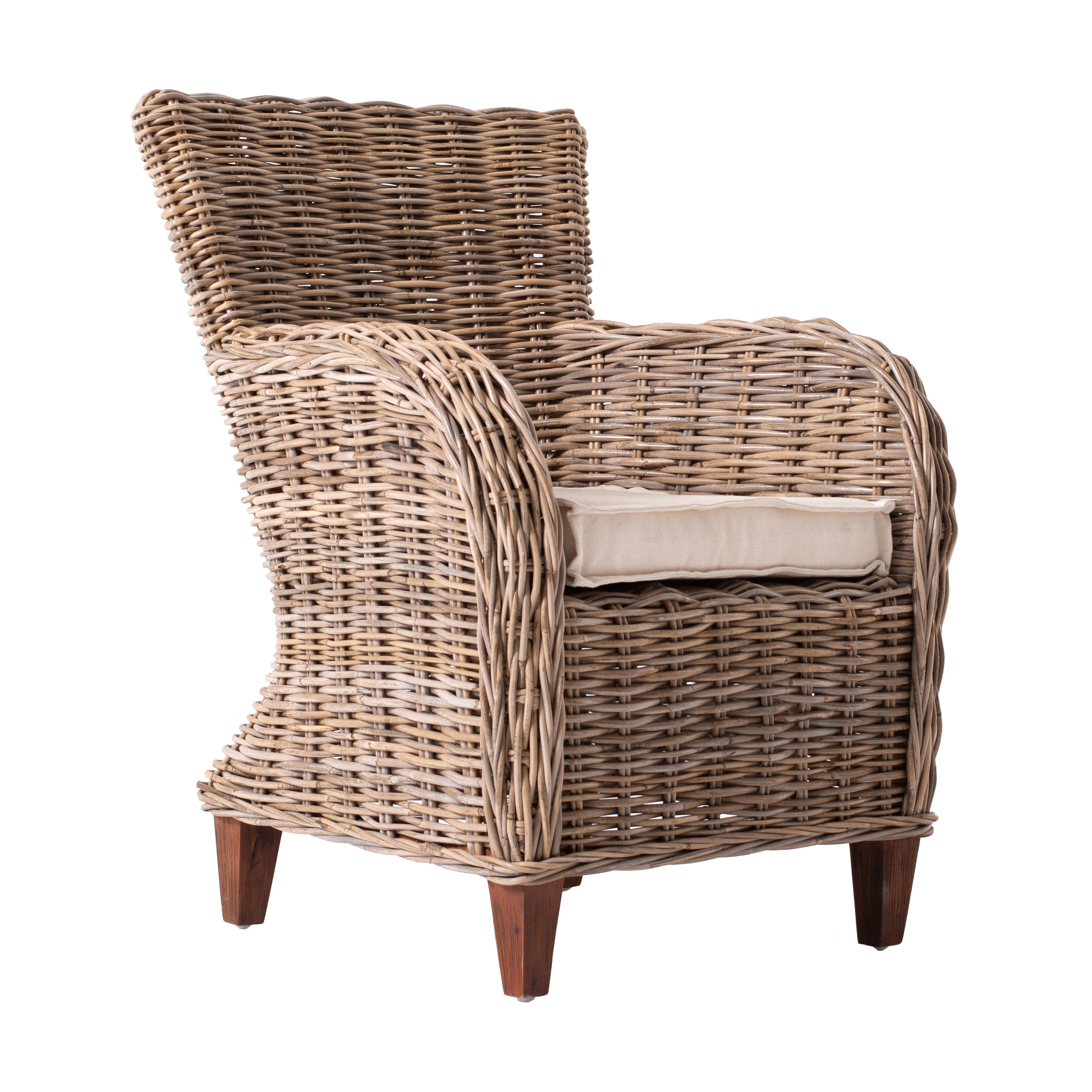 Wickerworks Baroness Chair (Set of 2) - SEATONES