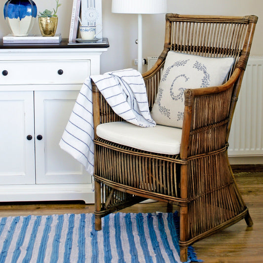 NovaSolo Wickerworks Duchess chair (set of 2) made from split rattan.