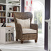 NovaSolo Wickerworks King chair made from kubu rattan and mahogany.