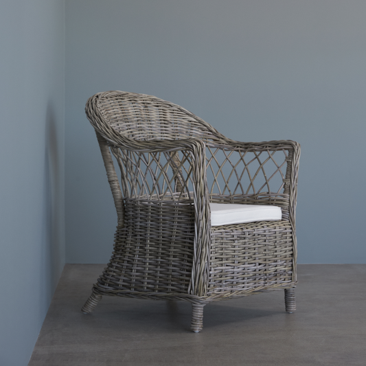 NovaSolo Wickerworks Monarch chair (set of 2) made from kubu rattan.