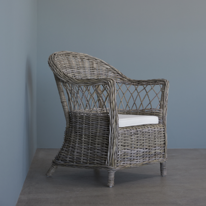 NovaSolo Wickerworks Monarch chair (set of 2) made from kubu rattan.