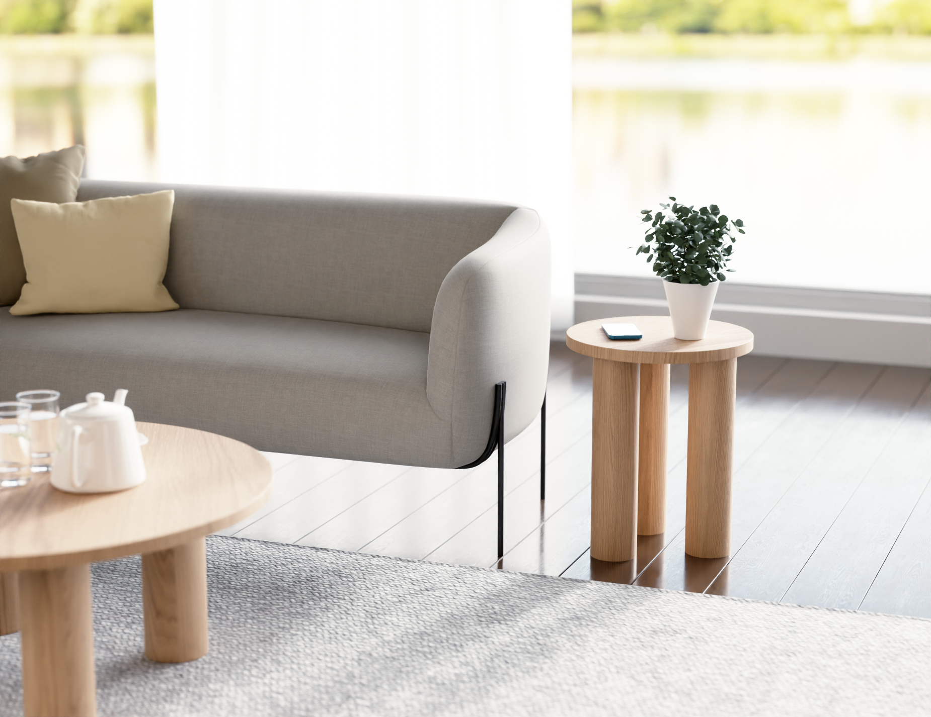Orbix Round Coffee Table - SEATONES