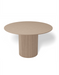 4 to 5 seater round dining table in natural American ash finish.