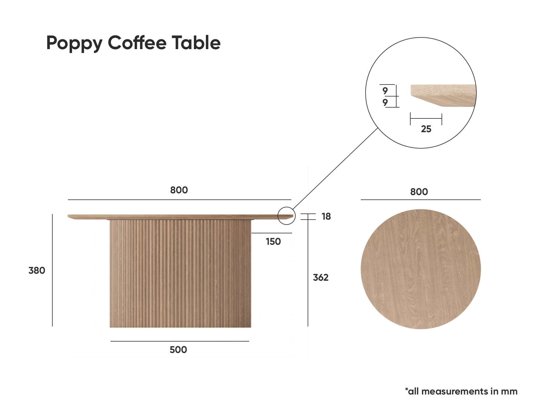 Poppy Coffee Table - SEATONES
