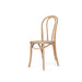Replica Bentwood Chair in weathered oak shown from a front angle with classic curved timber frame.