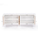 Hamilton Cane Four Door Sideboard - White - SEATONES