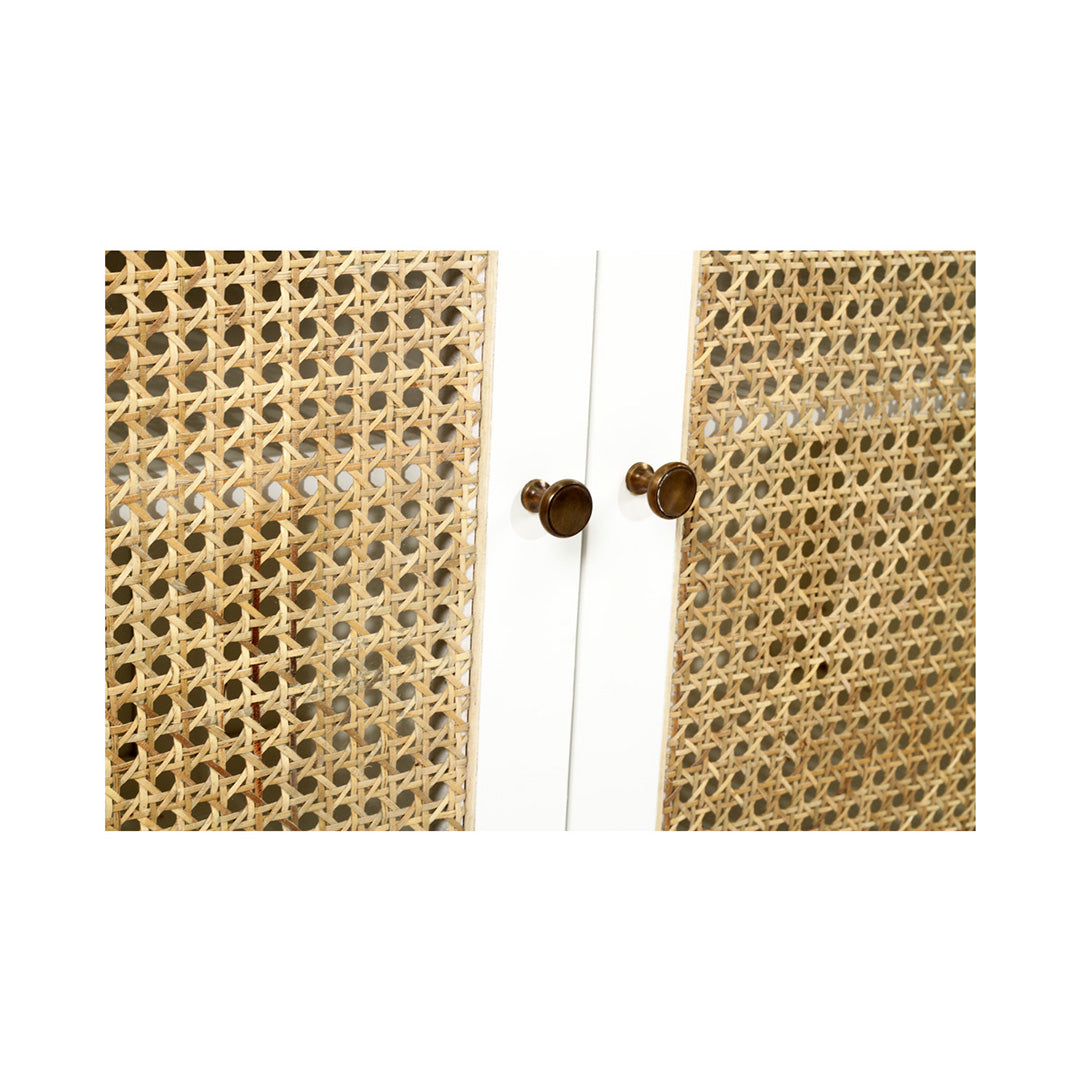 Hamilton Cane Two Door Sideboard - White - SEATONES