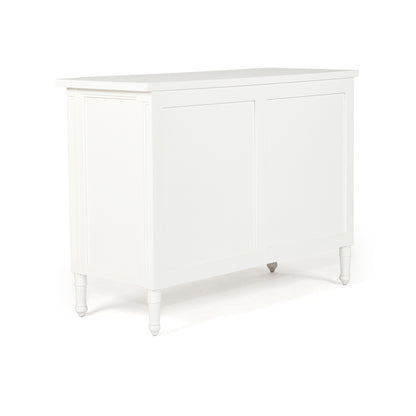 Hamilton Cane Two Door Sideboard - White - SEATONES