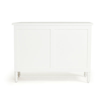 Hamilton Cane Two Door Sideboard - White - SEATONES