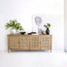 Hamilton Cane Four Door Sideboard - Weathered Oak - SEATONES
