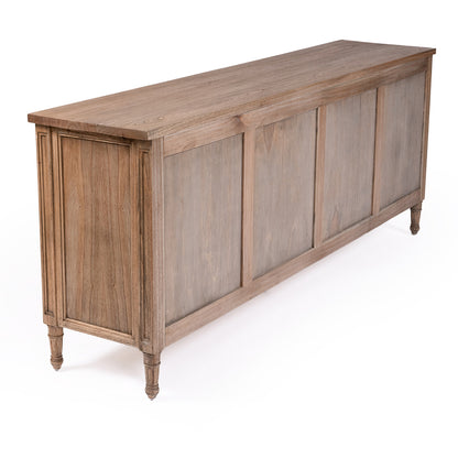 Hamilton Cane Four Door Sideboard - Weathered Oak - SEATONES