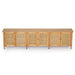 Hamilton Cane Six Door Sideboard - Weathered Oak - SEATONES