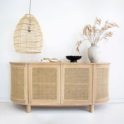 Iluka Sideboard - 4 Door - Round End