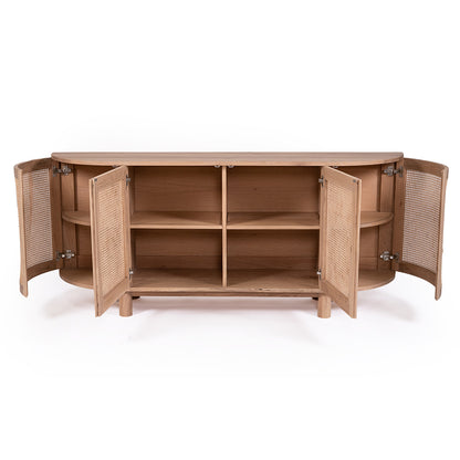 Iluka Sideboard - 4 Door - Round End