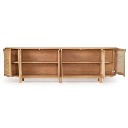 Iluka Sideboard - 6 door - Round End