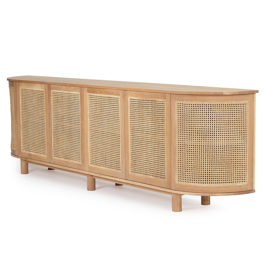 Iluka Sideboard - 6 door - Round End