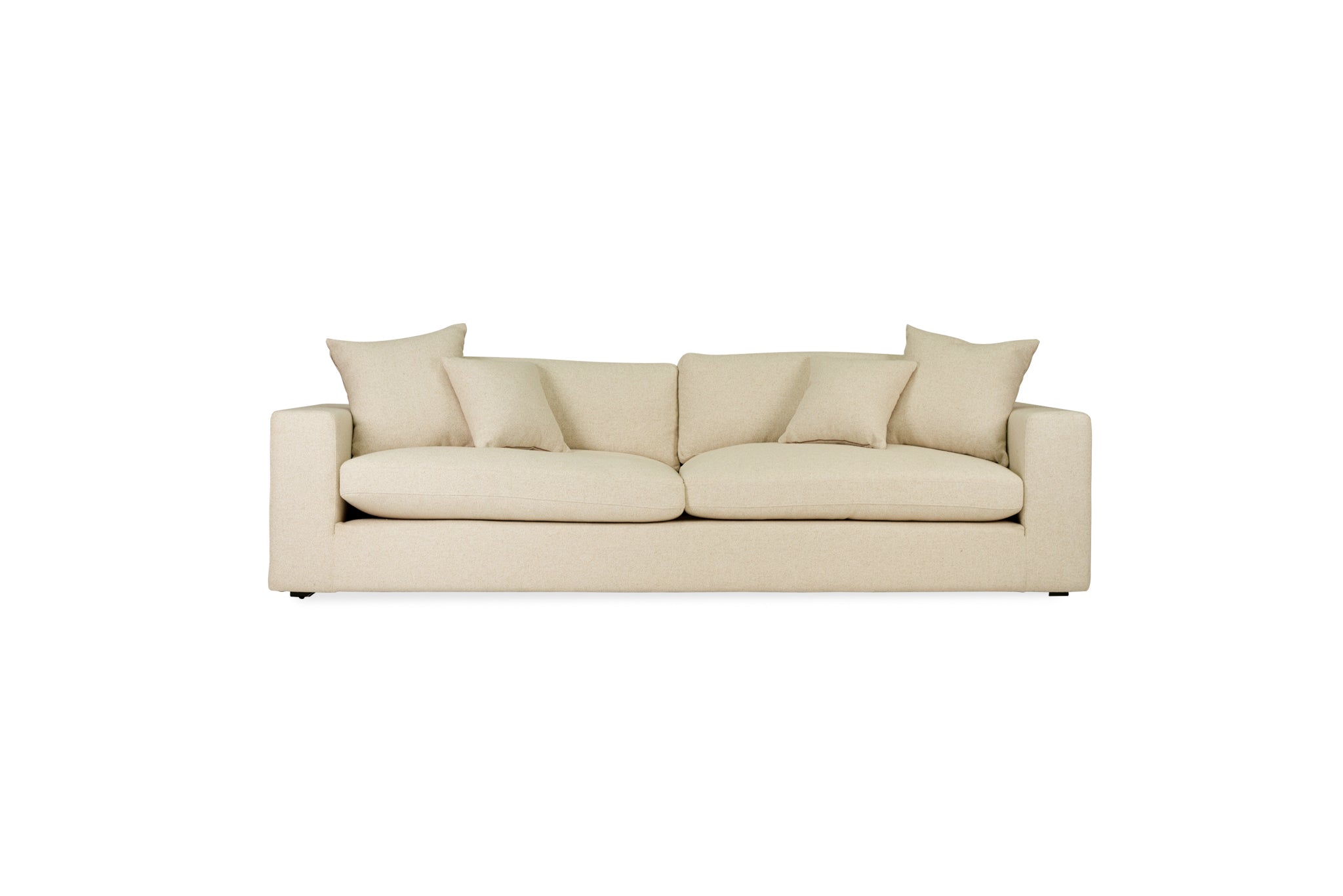 Ziggie Sofa - Performance Boucle Oatmeal - SEATONES