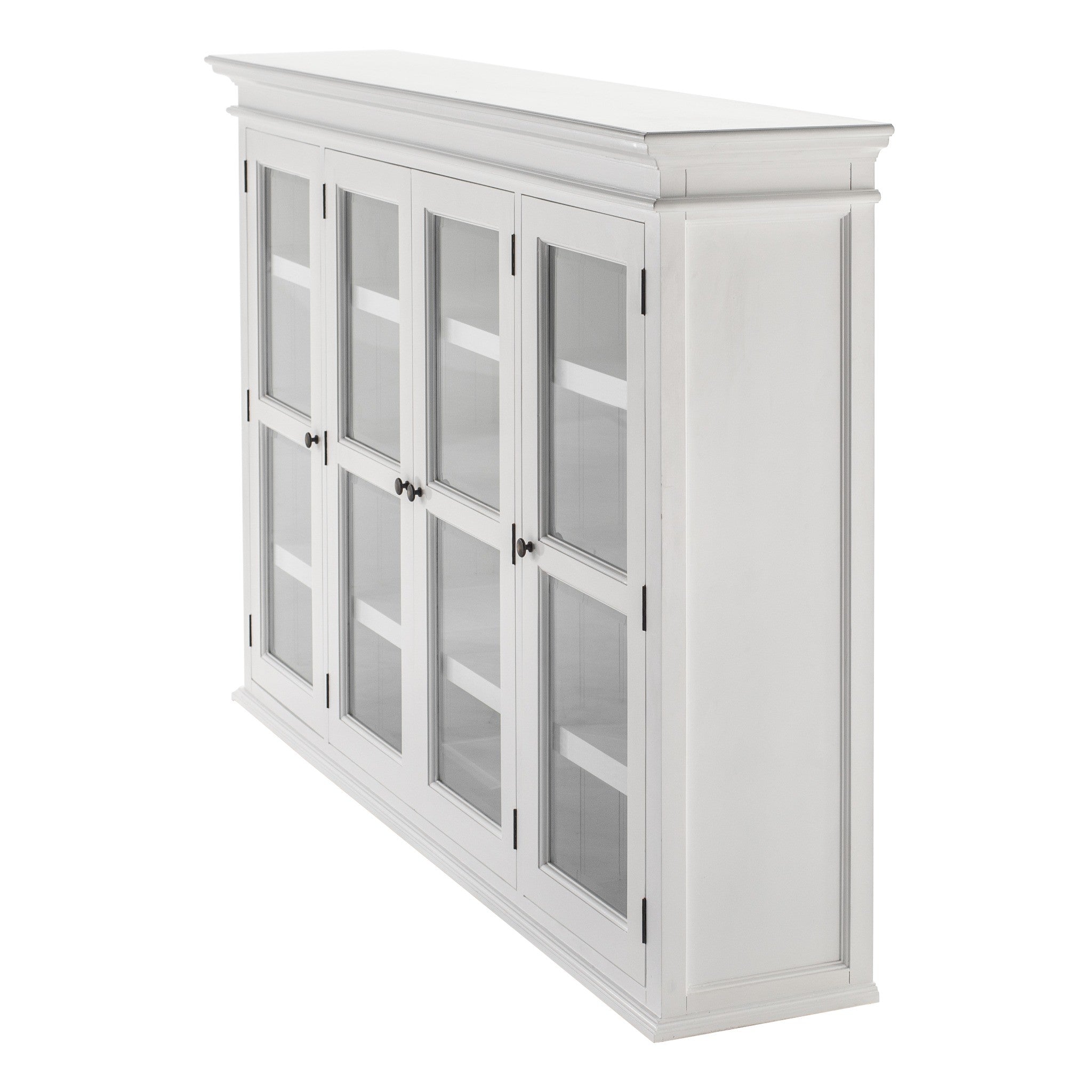 Halifax Buffet Hutch Unit with 4 Glass Doors